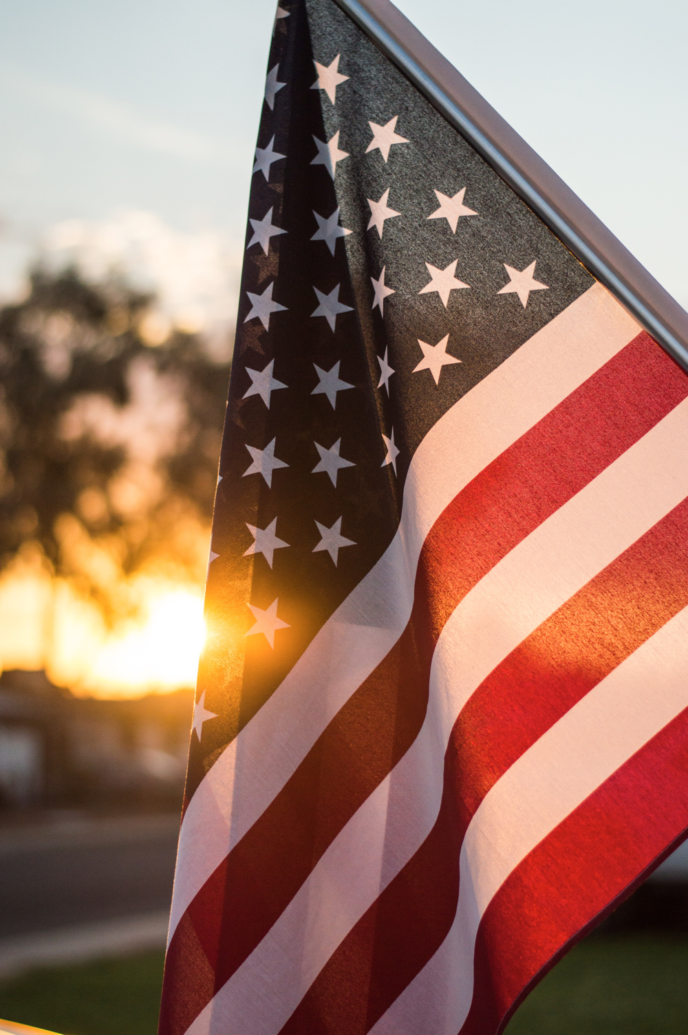 A picture of an American flag